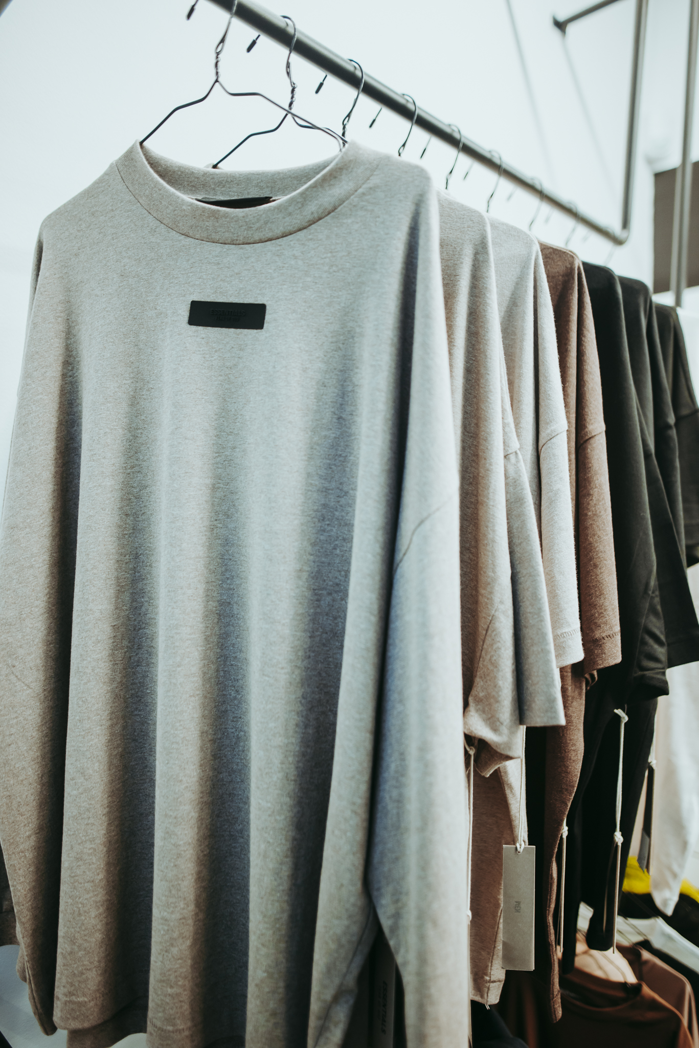 Curated clothing rack